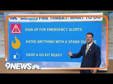 How to prepare for high fire danger days