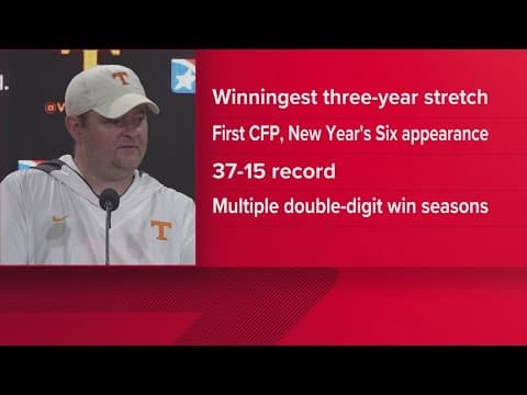 Tennessee head coach Josh Heupel's contract extended through January 2030