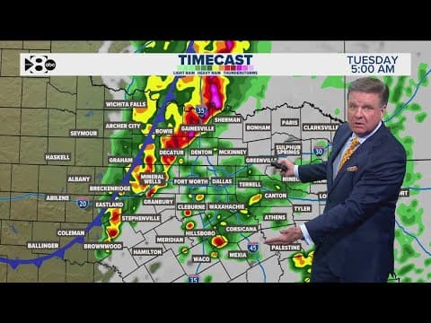 DFW Weather: Tornado watch in effect in parts of North Texas, severe weather possible Tuesday