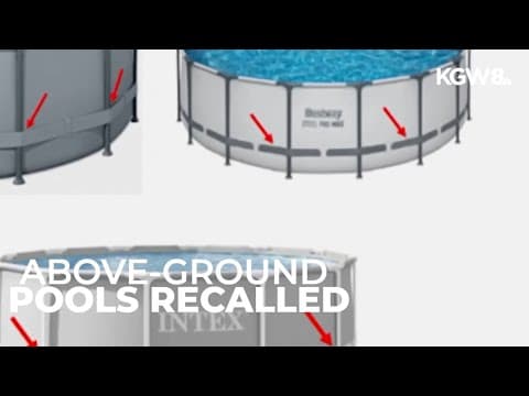 Over 5 million above-ground pools recalled after 9 toddlers die; free repair kits available