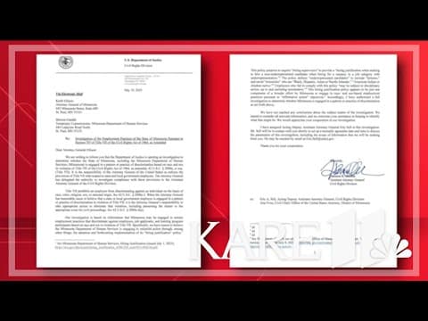 DOJ investigation Minnesota state hiring process