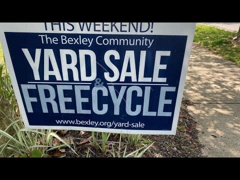 Massive yard sale and “freecycle” happening this weekend in Bexley