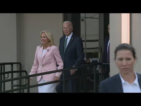 President Biden, First Lady stop by Drago's on way out of New Orleans
