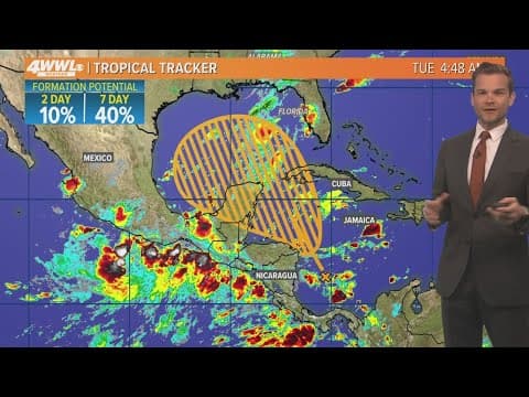 New Orleans Weather: Tropical rains return later this week