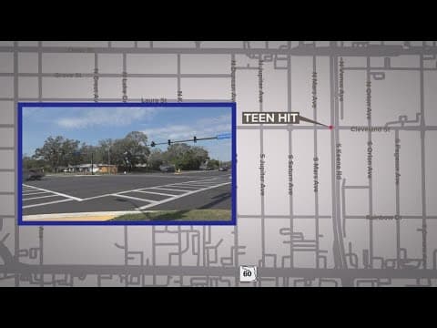 16-year-old in critical condition after car hit him on way to Clearwater High School