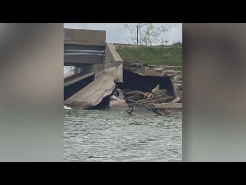 Corsicana residents worry about the fate of a crumbling railroad bridge