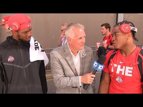 James Peoples and CJ Donaldson postgame interview | Ohio State vs. Texas