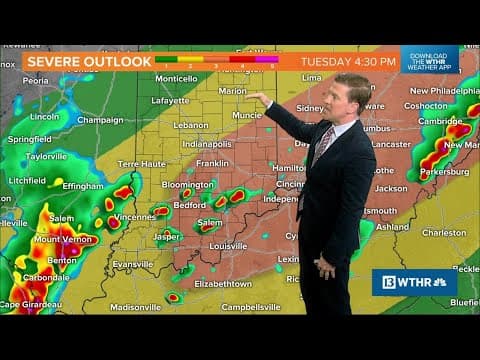 Weather Impact Alert | Timing out the round of storms moving through central Indiana