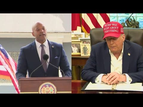 Trump to 'rethink' Key Bridge reconstruction funding after Gov. Moore invitation