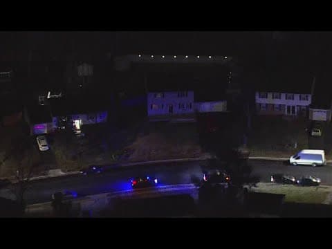 Police on scene of a barricade in Manassas, Virginia
