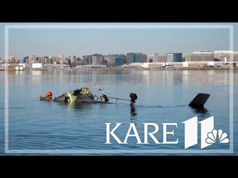 Rescue crews search Potomac River for victims after plane crash