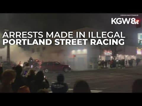 Portland police disrupt illegal street racing "Swing into Easter" event, make 7 arrests