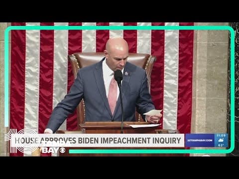 House approves Biden impeachment inquiry