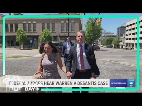 Federal judges hear Andrew Warren vs. Gov. DeSantis case in court
