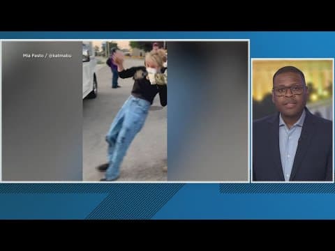 Protestor appears to be thrown to ground by ICE agent outside Chicago facility