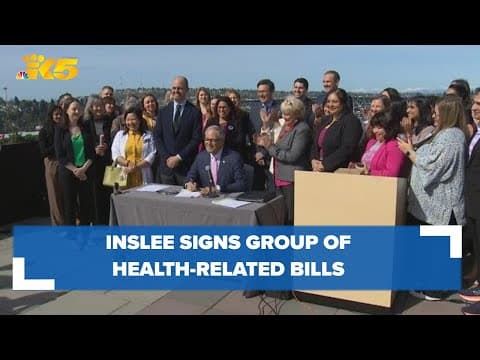 Gov. Jay Inslee signs group of bills on abortion and reproductive health access