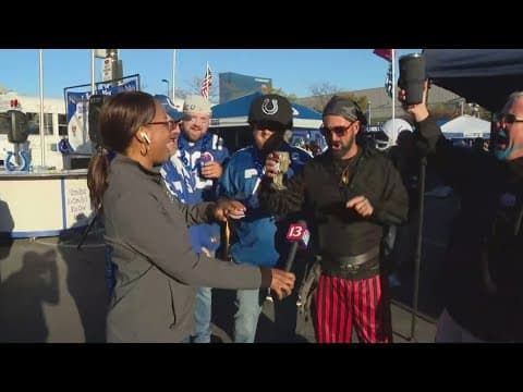 Colts fan gear up for Week 7 game against Dolphins