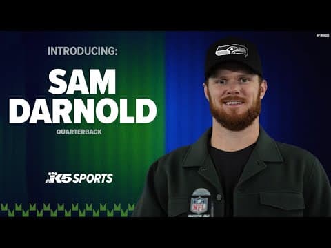 WATCH: Sam Darnold introduced as new Seahawks quarterback