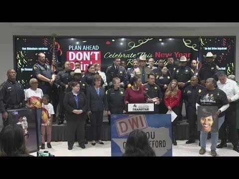 Houston law enforcement announce no-refusal initiative ahead of New Year's Eve