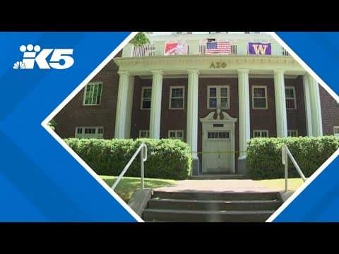 House burns on Greek Row after fireworks are thrown near UW