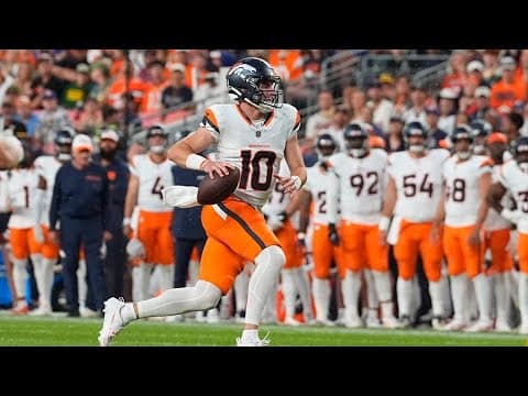 Bo Nix named Broncos' starting quarterback
