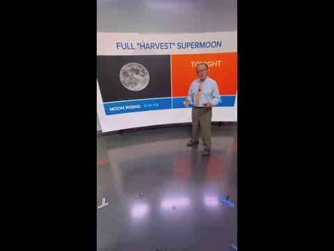 Full Moon Monday will also be a Supermoon and a Harvest Moon. Here's why