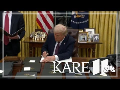 Pres. Trump to meet with GOP leaders in Congress following first-day flurry of executive actions