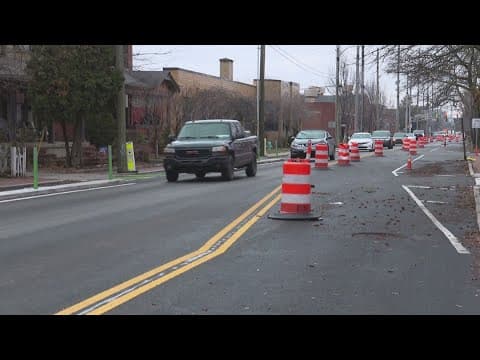Drivers prepare as College Avenue is about to convert to two-way traffic
