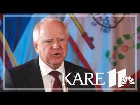 Walz won't run for Sen. Tina Smith's seat in 2026