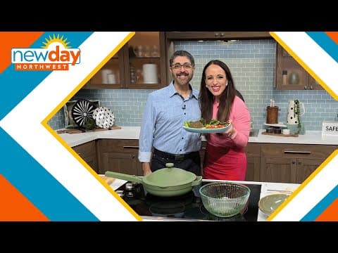 Making an Iranian American frittata with Seattle chef Omid Roustaei - New Day NW