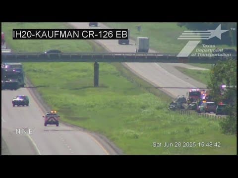 ‘Mass casualty’ crash shuts down all eastbound, westbound lanes of I-20 near Terrell, officials say