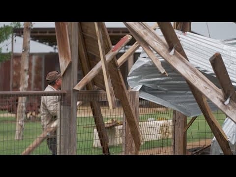 Popular pumpkin patch farm in Gunter destroyed by a strong storm