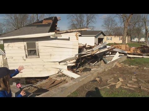 Tornado cleanup in Delaware County begins
