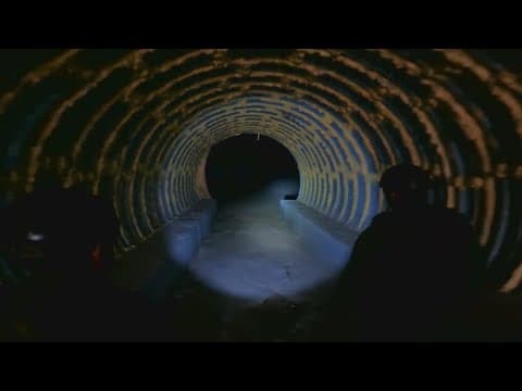 Migrants go underground into storm drains to cross Texas border