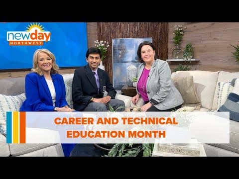 Career and technical education month with Washington DECA - New Day NW