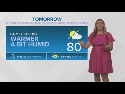 Saturday 6pm Weather Update: Nice Sunday, rain chances increase early next week