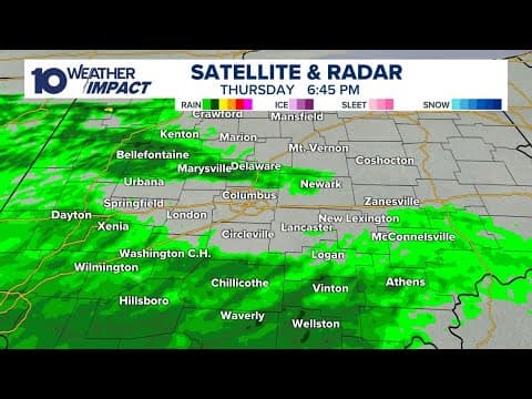 LIVE RADAR: Rain moving through central Ohio