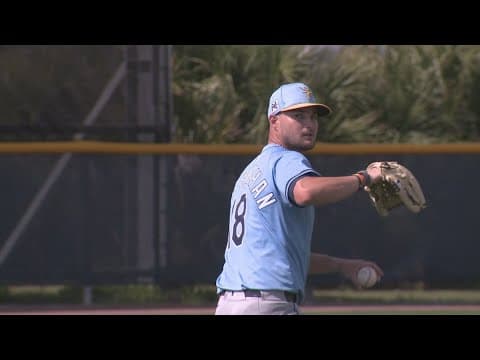 Rays pitcher Shane McClanahan back on the field after missing 2024 season