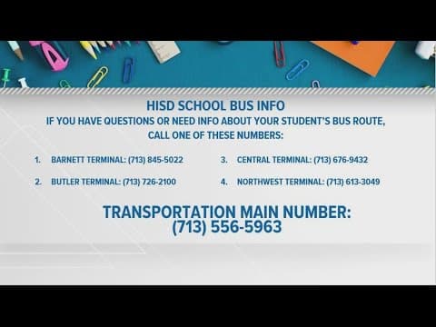 Parents seeking bus info struggle to get through on HISD terminal phone lines