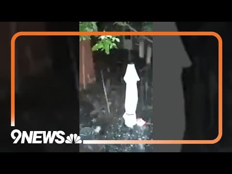 Large Hailstorm Hits Denver Area