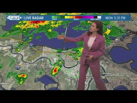 New Orleans Weather: Flooding rains end Monday evening, more rain in the forecast for Tuesday