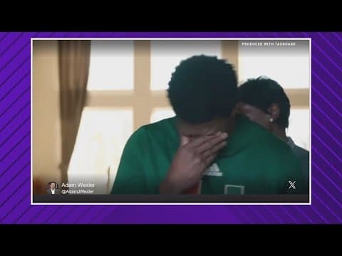 Andre Johnson and his mom in tears after Hall of Fame news