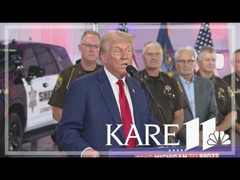 Trump continues on campaign trail to counter DNC