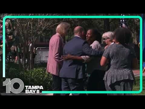 Veterans Day ceremony happening today at MacDill Park in downtown Tampa