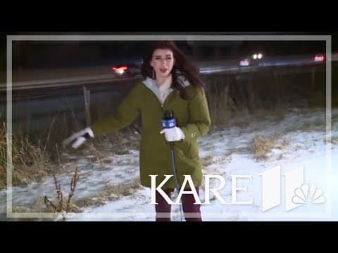 Is snow affecting drivers Monday morning?