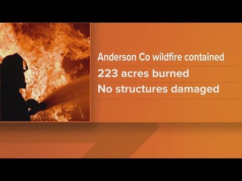 Multiple wildfires burn across the region over the weekend