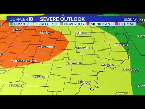 Severe weather outlook: Timing out storms in central Ohio