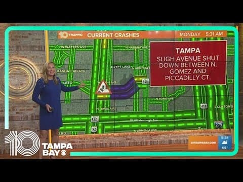 Deadly Tampa crash shuts down part of Sligh Avenue