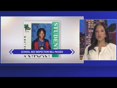 AED school bill heads to governor