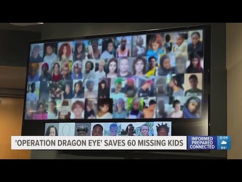 'Operation Dragon Eye' saves 60 missing children in Florida, 8 arrested